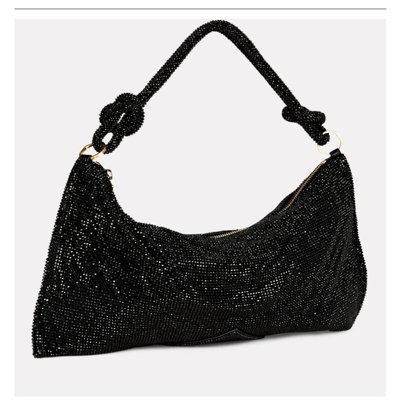 Cult Gaia Hera Mini Knotted Crystal Shoulder Bag - Picture 5 of 6